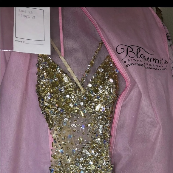 Sequins Rhinestone Prom Dress - Picture 5 of 6